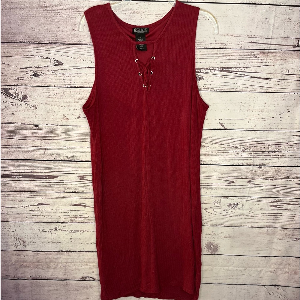 Rouge tank dress